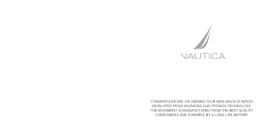 Manual Nautica NAC 103 Date Watch