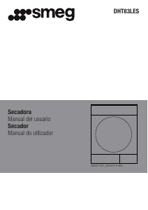 Manual Smeg DHT83LES Máquina de secar roupa