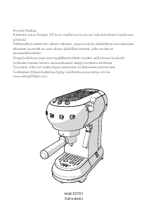 Käyttöohje Smeg ECF01BLEU Espressokeitin