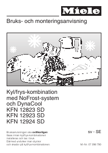 Bruksanvisning Miele KFN 12924 SD Kyl-frys