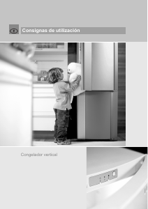 Manual de uso Smeg CV235XNF1 Congelador