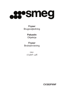 Brugsanvisning Smeg CV282PXNF Fryser