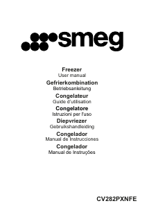 Mode d’emploi Smeg CV282PXNFE Congélateur