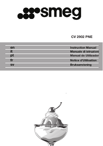 Manual Smeg CV2902PNE Congelador