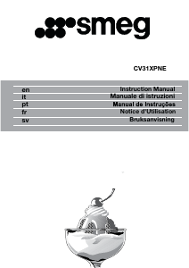 Handleiding Smeg CV31X2PNE Vriezer