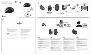 Bruksanvisning Logitech M705 Marathon Mus