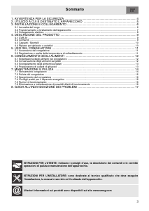 Manuale Smeg CVB20RP1 Congelatore