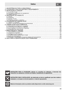 Manual Smeg CVB20RP1 Congelador