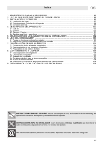Manual de uso Smeg CVB20RR Congelador
