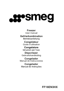 Manual Smeg FF18EN3HX Freezer