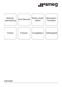 Bedienungsanleitung Smeg S4F094E Gefrierschrank