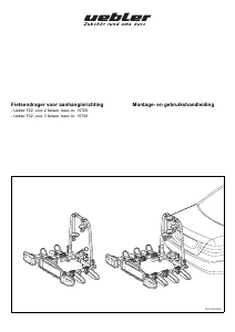 Handleiding Uebler F32 Fietsendrager