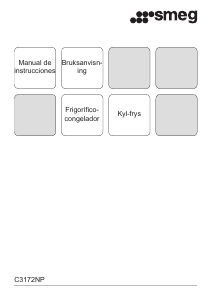 Manual de uso Smeg C3172NP Frigorífico combinado
