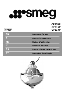 Manual Smeg CF33SP Frigorífico combinado
