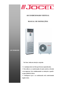 Manual Jocel ASF-H24B4/DSR Ar condicionado