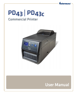 Manual Intermec PD43c Label Printer