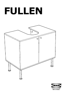 Käyttöohje IKEA FULLEN Pöytäkaappi