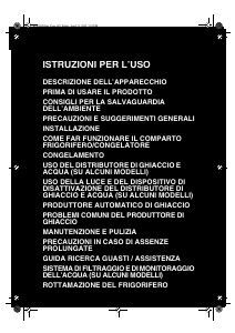 Manuale Smeg FA550XBI Frigorifero-congelatore