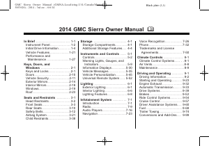 Handleiding GMC Sierra (2014)
