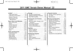 Handleiding GMC Terrain (2011)