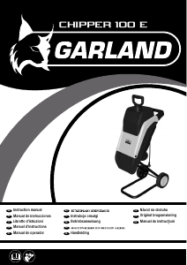 Manual de uso Garland Chipper 100 E Biotriturador