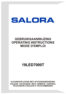 Handleiding Salora 19LED7000T LED televisie