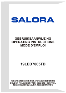Handleiding Salora 19LED7005TD LED televisie