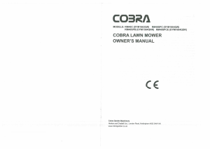 Handleiding Cobra RM40SPCE Grasmaaier