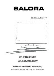 Handleiding Salora 22LED2015TDW LED televisie