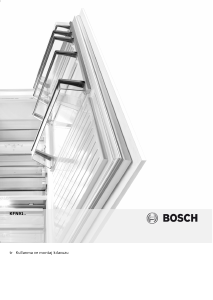 Kullanım kılavuzu Bosch KFN91PJ20N Donduruculu buzdolabı