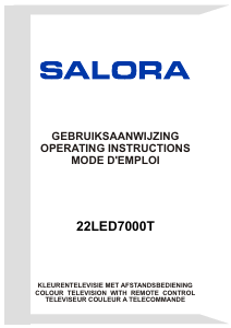 Handleiding Salora 22LED7000T LED televisie