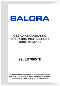 Handleiding Salora 22LED7005TD LED televisie