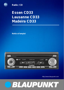 Mode d’emploi Blaupunkt Lausanne CD33 Autoradio