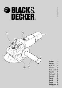 Manuale Black and Decker CD110 Smerigliatrice angolare