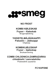 Käyttöohje Smeg FC183PXNE Jääkaappipakastin