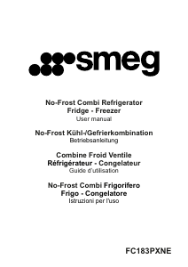 Mode d’emploi Smeg FC183PXNE Réfrigérateur combiné