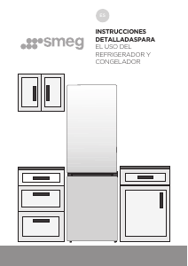 Manual de uso Smeg FC18XDNE Frigorífico combinado