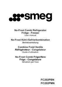 Bedienungsanleitung Smeg FC202PBN Kühl-gefrierkombination