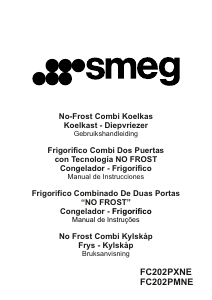 Manual de uso Smeg FC202PMNE Frigorífico combinado