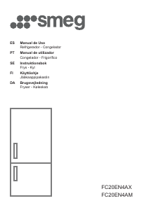 Manual de uso Smeg FC20EN4AX Frigorífico combinado
