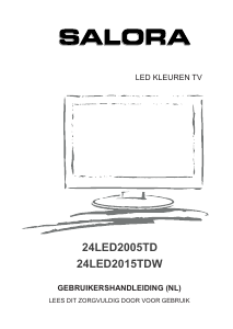 Handleiding Salora 24LED2015TDW LED televisie