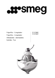 Manual de uso Smeg FC370BP Frigorífico combinado