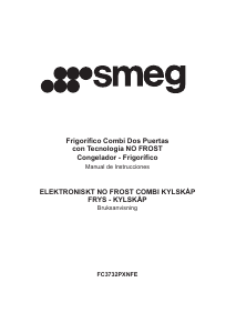 Bruksanvisning Smeg FC3732PXNFE Kyl-frys