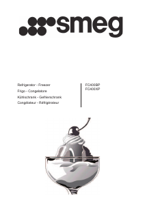 Bedienungsanleitung Smeg FC400XP Kühl-gefrierkombination
