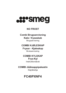 Bruksanvisning Smeg FC40PXNF4 Kyl-frys