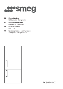 Manual de uso Smeg FC84EN4HX Frigorífico combinado