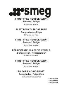 Bruksanvisning Smeg FD43PSNF4 Kyl-frys
