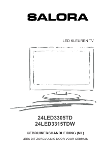 Handleiding Salora 24LED3315TDW LED televisie