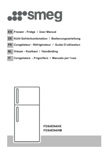 Bedienungsanleitung Smeg FD84EN4HX Kühl-gefrierkombination
