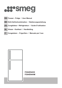 Manual Smeg FD84EN4HX Fridge-Freezer
